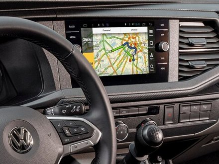 Навигационный блок для VolksWagen Multivan, Caravelle, Transporter 2020+ - Carmedia DZ-218 на Android 9.0, 2Гб-32Гб, 4G-SIM