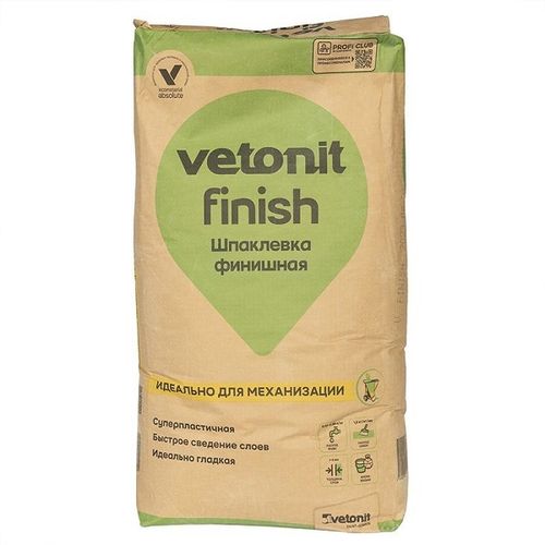 Шпатлевка полимерная Ветонит Финиш 25 кг