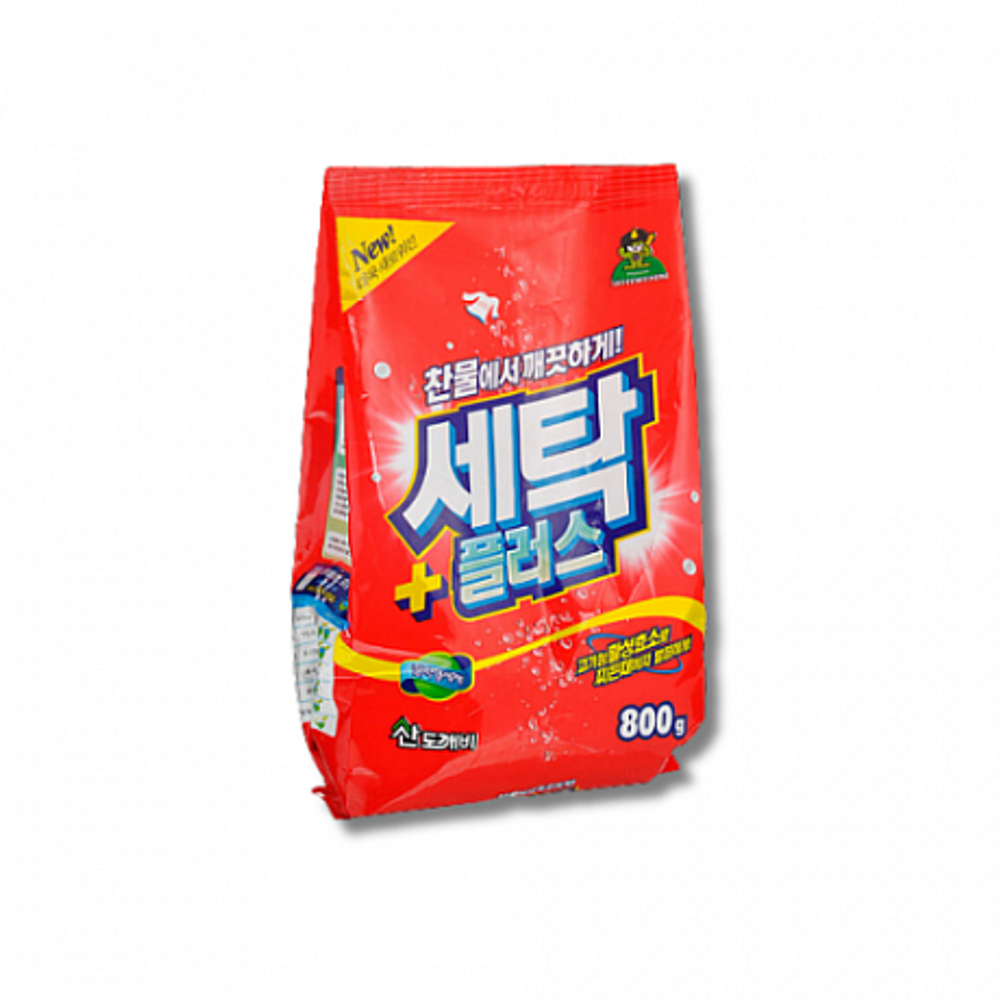 Sandokkaebi Se-Plus, 800g мягкая упаковка - Стиральный порошок «Се-Плас» (с ферментами)