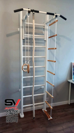 Монтаж шведской стенки Sv Sport в пеноблочные, газоблочные стены