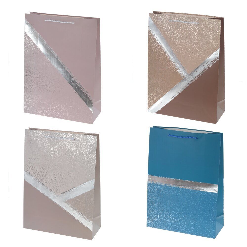 GAEM Пакет подарочный (бумага 210г/м2, блок 12шт), L30 W12 H41,5 см, 4в.