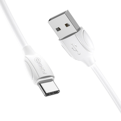 Зарядное устройство FUMIKO CH06 1USB 2.1А c кабелем Type-C белое