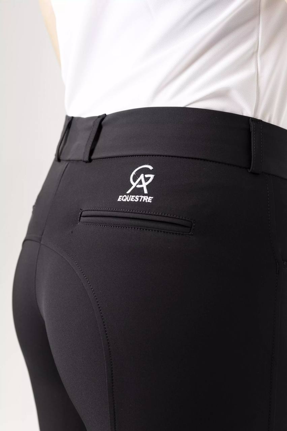 Бриджи коленная лея  GA EQUESTRE (BLACK)
