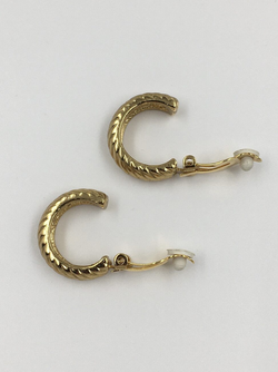 Клипсы кольца фактурные Sonia Rykiel