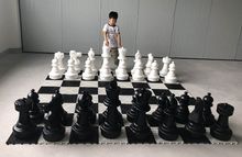 Доска шахматная гигантская пластиковая 2,4 х 2,4 м
