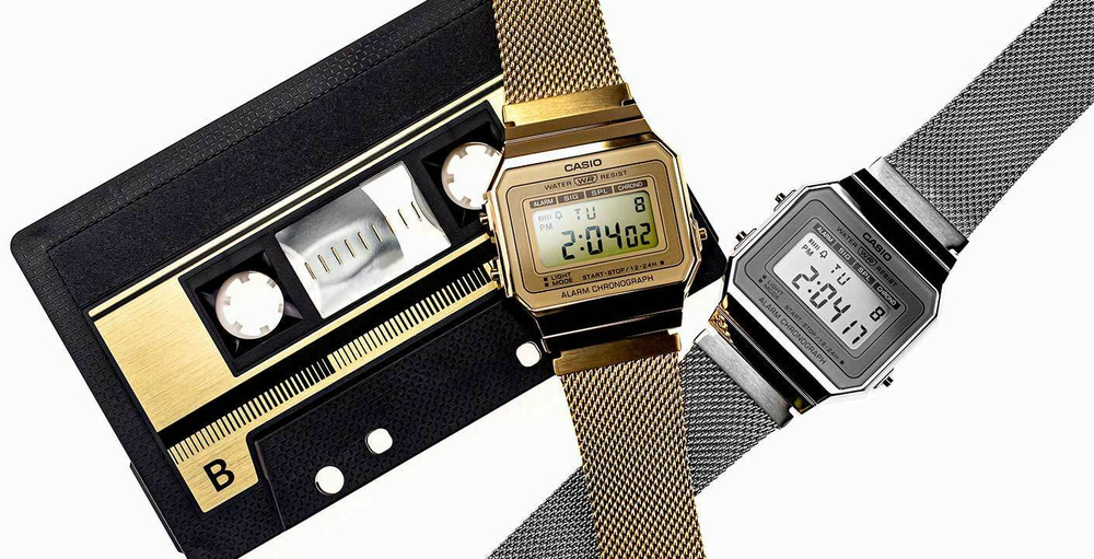 Японские наручные часы Casio Vintage A700WEM-7AEF с хронографом