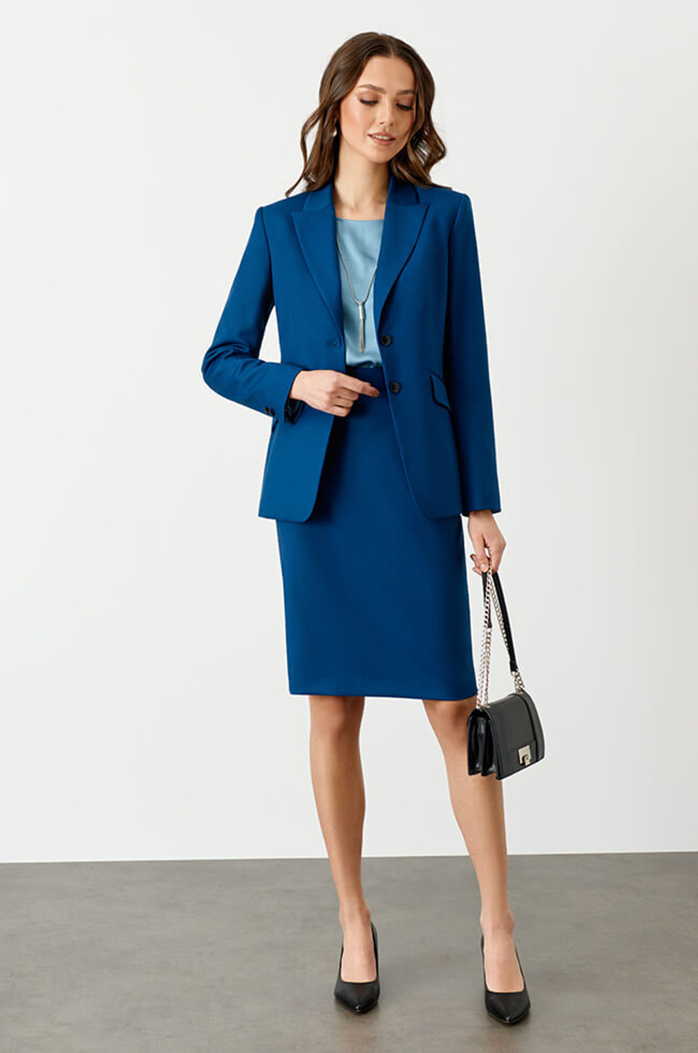 4787 Юбка женская (морская волна)