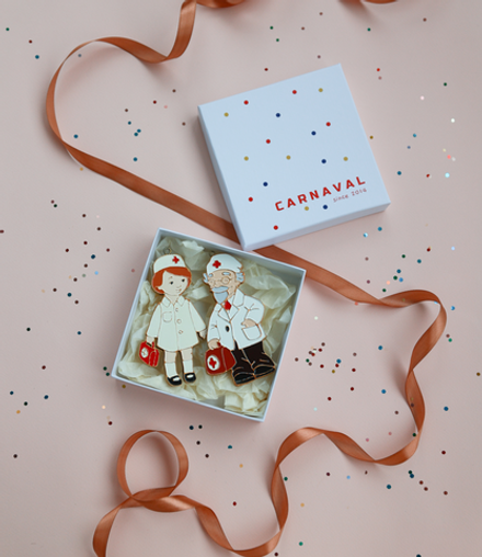 Подарочный новогодний набор Доктор Айболит и Девочка Доктор