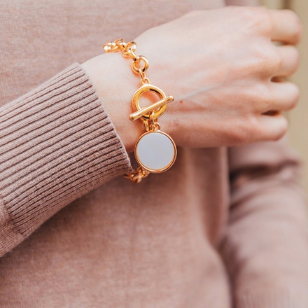 Браслет Fiore Luna Bella White Shell CL6010 G