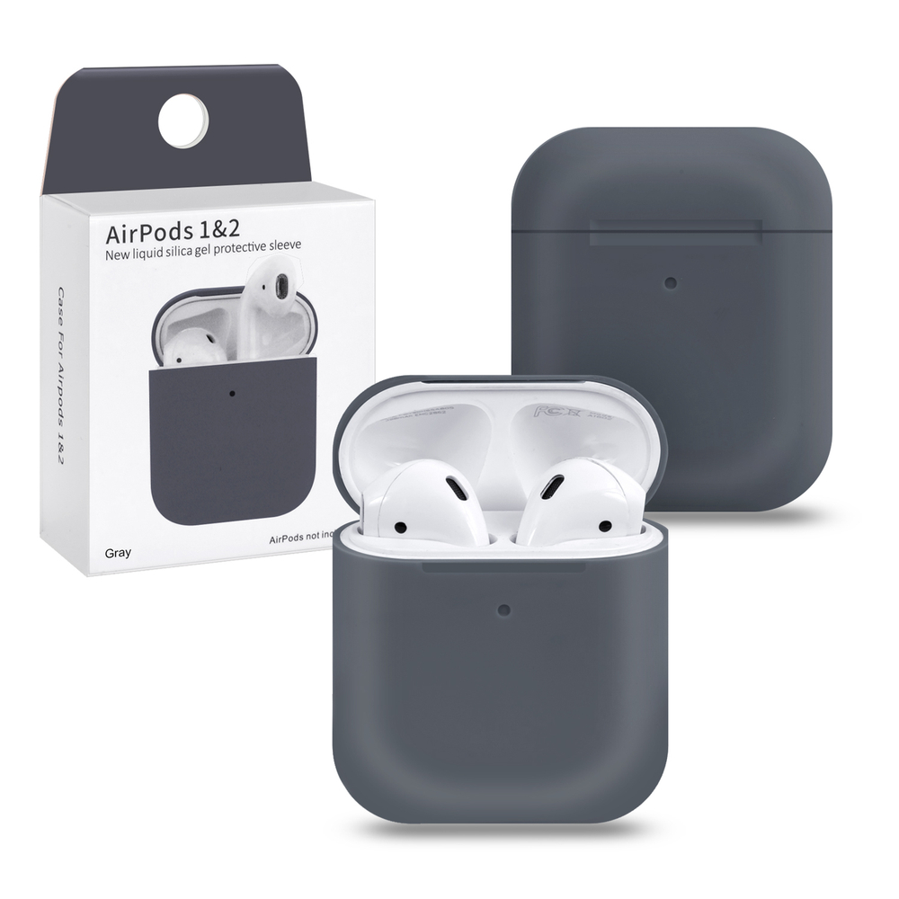 Чехол для AirPods/AirPods 2 Slim Gray (серый)