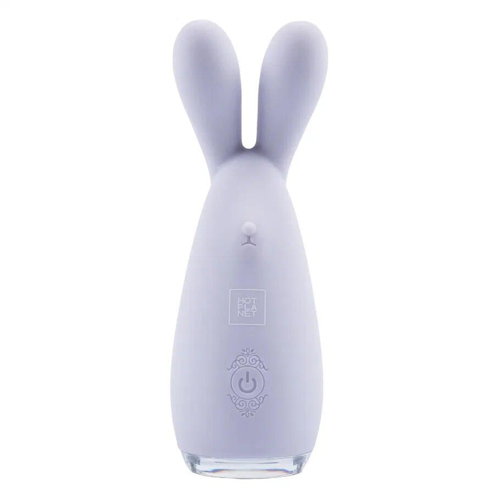 Сиреневый мини-вибратор Reba с мягкими ушками (Цвет: сиреневый)