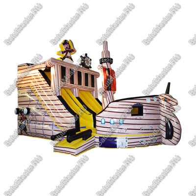 Коммерческий надувной батут-корабль "Атлантис - 2", 10*5*5 м