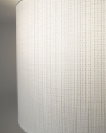 Торшер напольный золотой с белым абажуром в стиле лофт, светильник напольный классический, Чистая линия-II, E27, 60 Вт