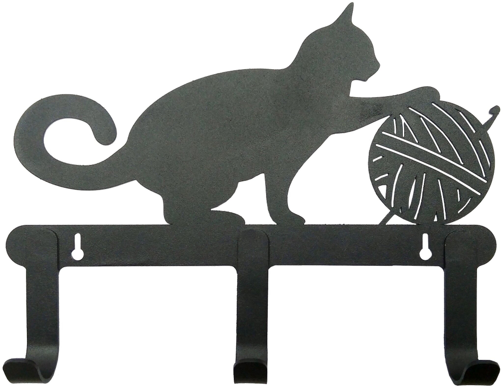 ВЕШАЛКА НАСТЕННАЯ КОШКИ 3 КРЮЧКА ВНР23