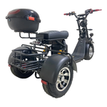 Электроскутер трехколесный CITYCOCO GT X11 PRO TRIKE 2024 Матовый черный