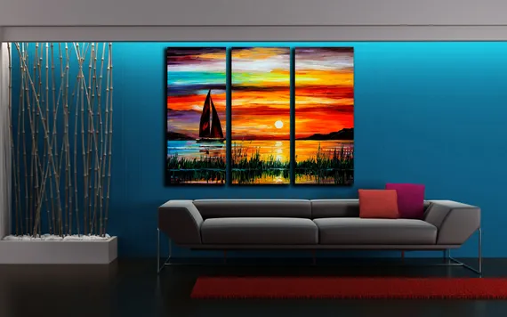 Модульная картина "Кипарис"