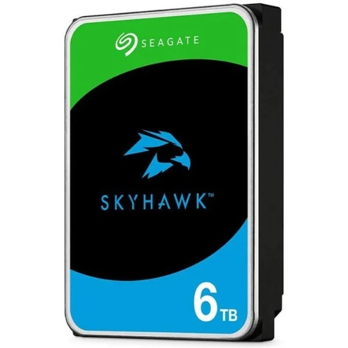 Жесткий диск HDD 6.0Tb Seagate, SATA-III, 256Mb, 5900rpm SkyHawk (ST6000VX009)