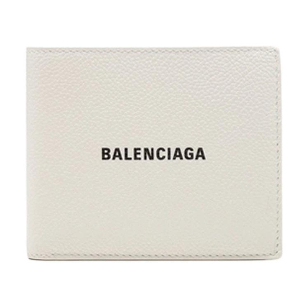 Balenciaga Leather Wallet Men"s White