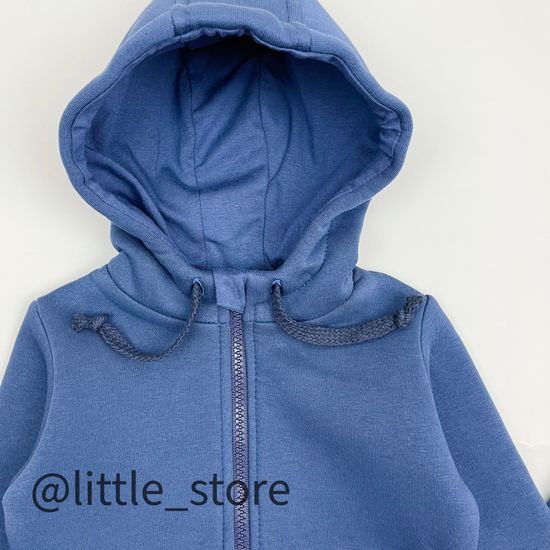 Комплект из футера с начесом "New one" Индиго