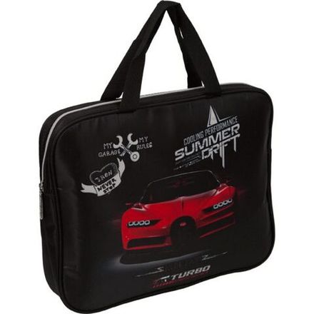 Папка с ручками А4, deVente, 360х280х80, Turbo, ткань, молния