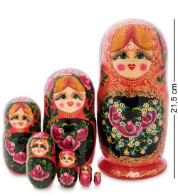 Народные промыслы МР-60/ 2-C Матрешка 7м «Злата»