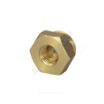 Футорка латунь Ду 15х8 (1/2"х1/4") с резиновым кольцом НР/ВР Апогей 310013