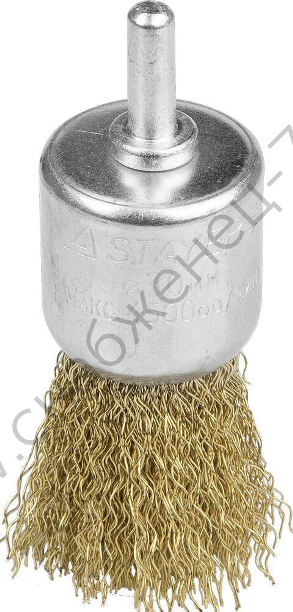 STAYER MAXClean 30 мм, витая латунированная стальная проволока, 0.3 мм, Щетка кистевая (35113-30)