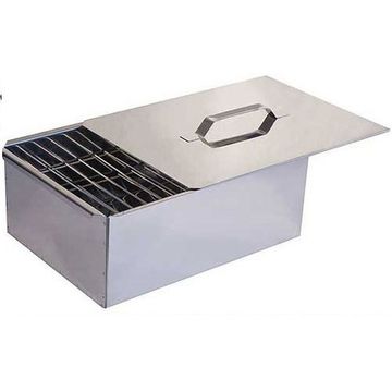 Коптильня 2-х яр. сталь с поддоном 48х28х17см