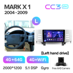 Teyes CC3 2K 9"для Toyota Mark X 2004-2009