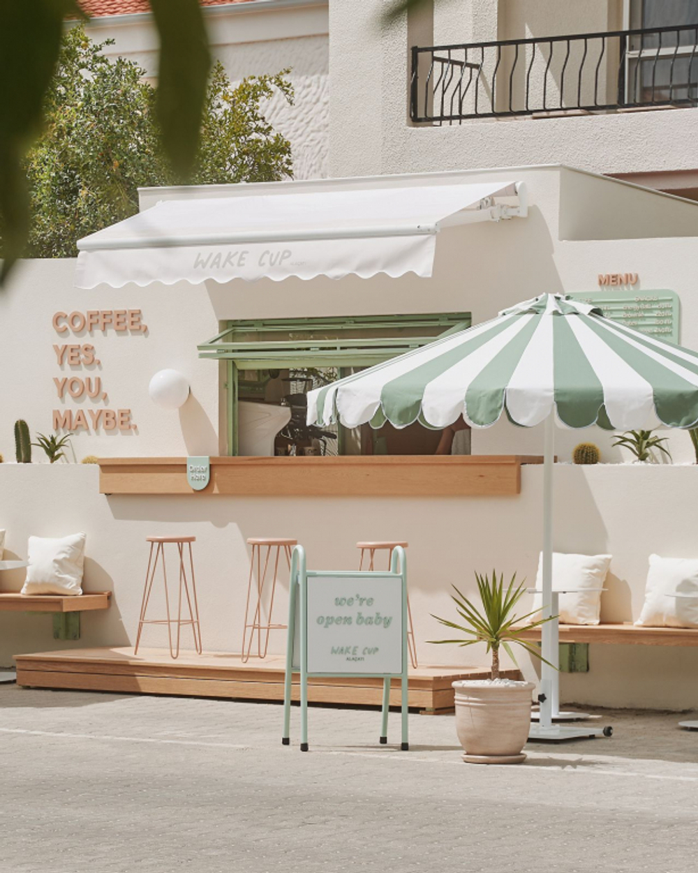 Зонт профессиональный Ø2.5 м Theumbrela Semsiye Evi Avocado