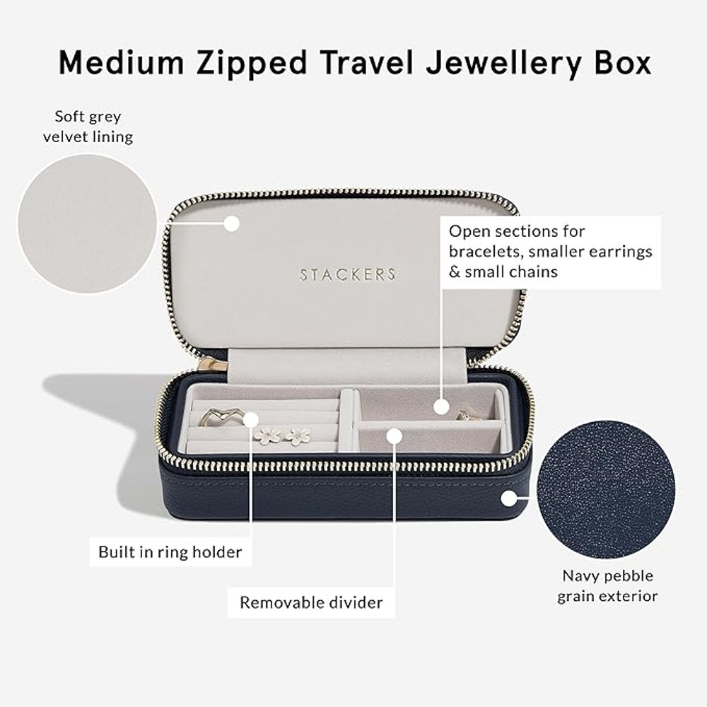Органайзер для украшений дорожный Stackers Medium Box (Lavender)