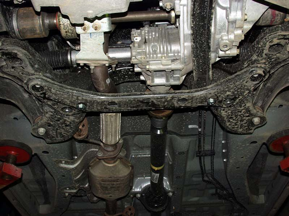 Защита картера и КПП Sheriff для Mazda Tribute I (EP) 2000-2006 арт.12.0635