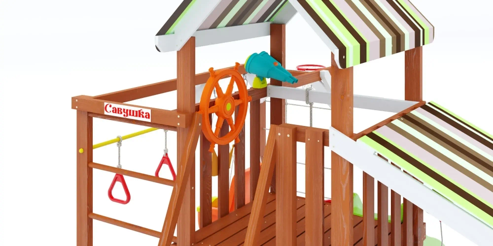 Детская площадка Савушка Тусун - 13 (салатовый)