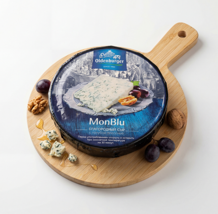 Сыр Монте Блю с голубой благородной плесенью 50%, Бобровский МЗ