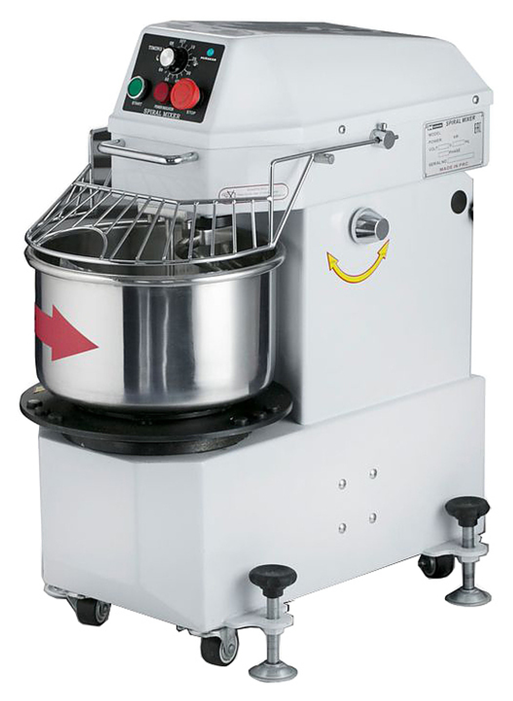 Тестомес спиральный Hurakan HKN-10CN