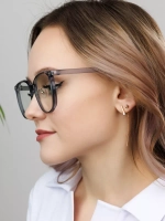 Очки для компьютера имиджевые защитные прозрачные нулевки