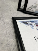 Фоторамка 21х30см (А4) набор 3шт