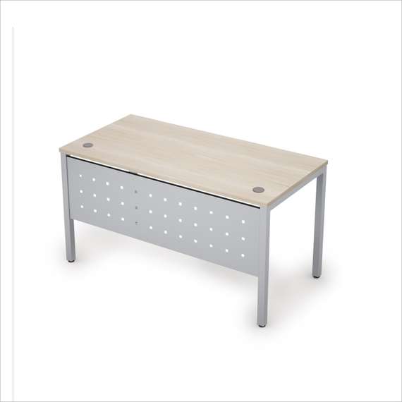 6МК.068 Стол рабочий с экраном из металла (1200*600*750)