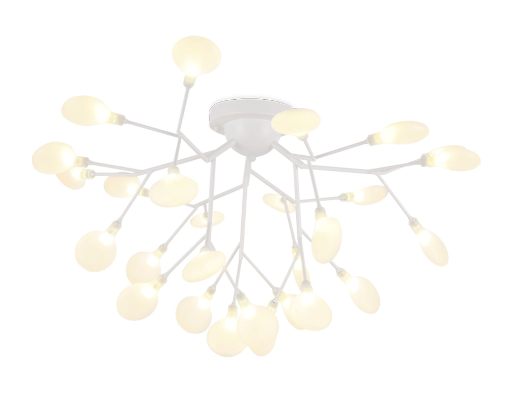 Потолочная люстра TR3011/27 WH/FR белый/матовый G4*27 max 20W D730*430 (лампы LED G4 1.5W 4200K в комплекте)