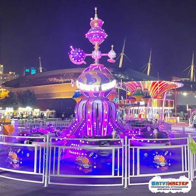 Карусель для парка развлечений «Вокруг Сатурна», 11×11×4 м