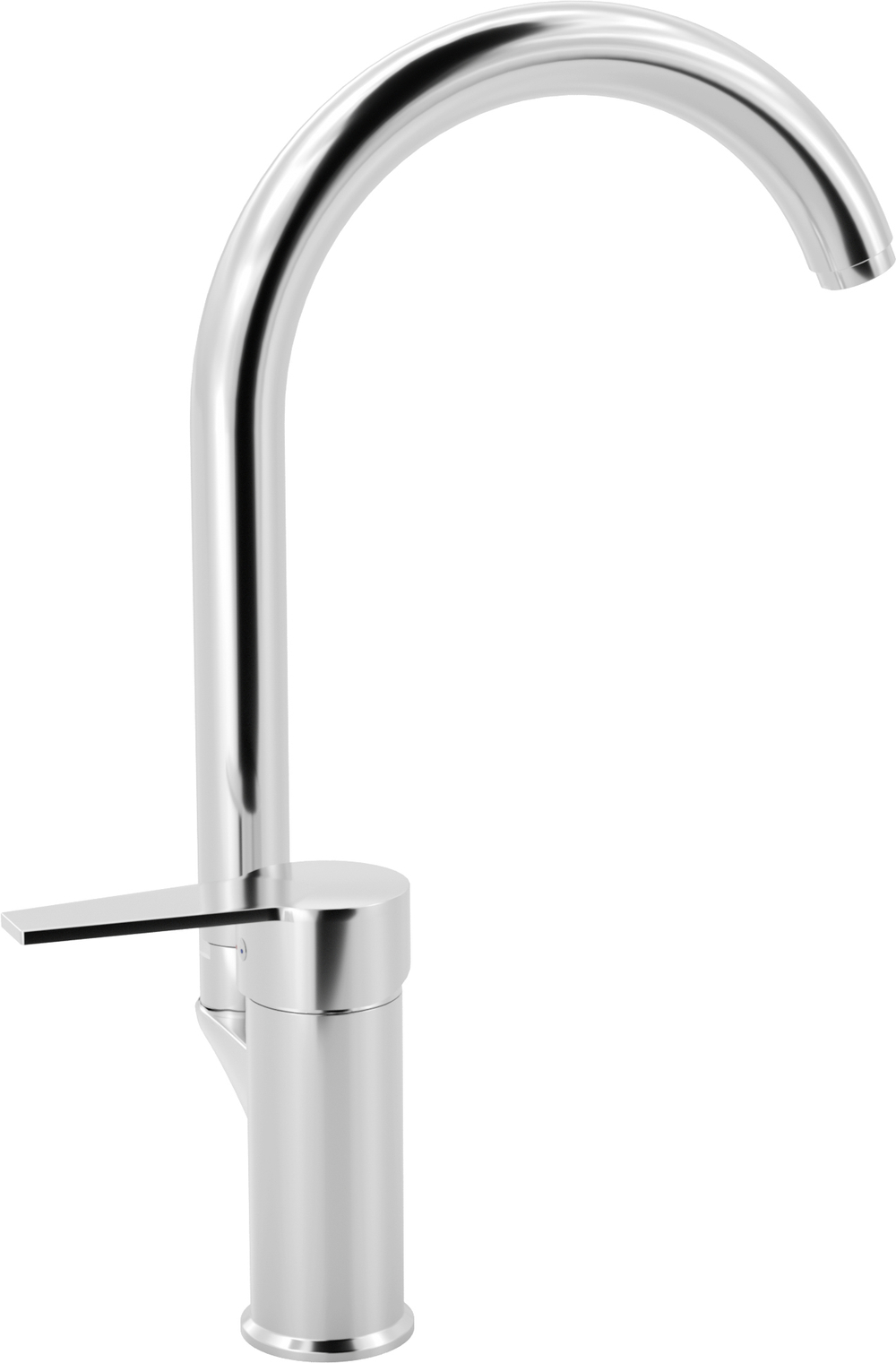 Комплект Мойка Domaci Равенна Ssik DCL 480*480 (6) TG + Смеситель MEGA Snow MG-SH03, хром