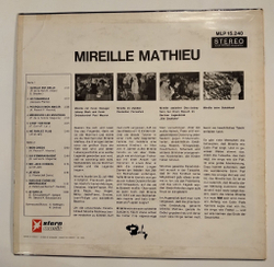 Винтажная виниловая пластинка LP Mireille Mathieu Мирей Матьев (Germany 1966)