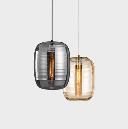 Pendant design lamp Electroplated  ( Amber )
