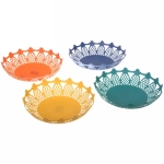 Сухарница пластиковая «Ананасы» 25*7см, цвета микс