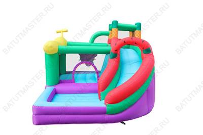 Батут для детей на дачу "Фруктовый рай" 3*3*2,5 м