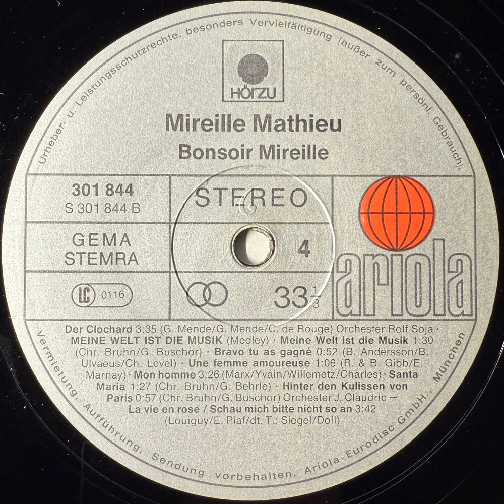 Mireille Mathieu ‎– Bonsoir Mireille 2LP (Германия 1982г.)
