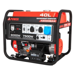 A-iPower A8000EAX бензиновый генератор в кожухе 1200 RAL 7035 УТ-11182371