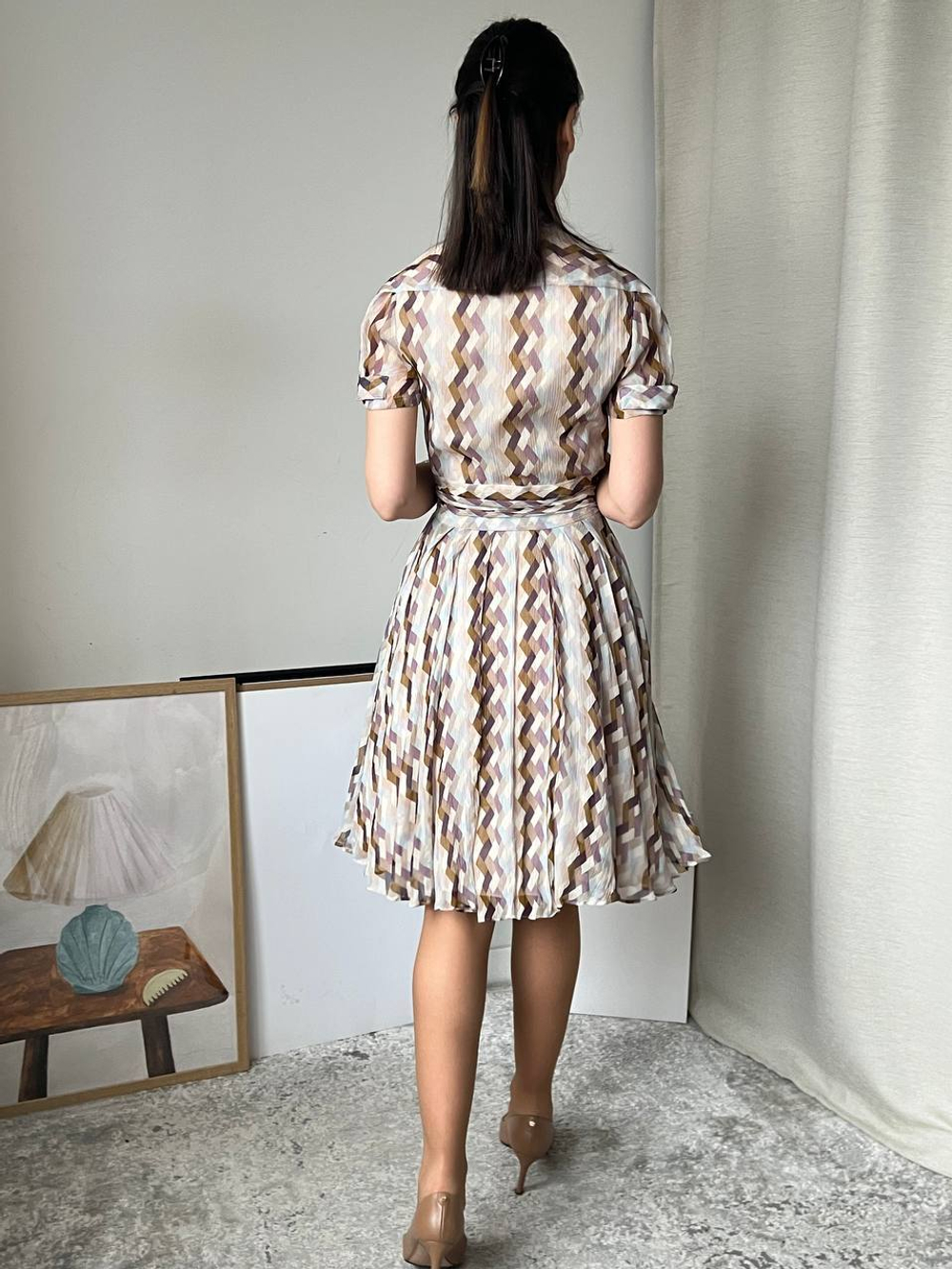 Шелковое платье Diane Von Furstenberg, xs