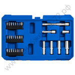 ЗУБР А-57, 57 предм., (1/4″), универсальный набор инструмента, Профессионал (27671-H57)