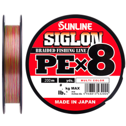 Шнур Sunline SIGLON PE8 150M (Orange) #1.2/20LB